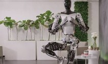 한 발로 선 나무자세 ‘요가 로봇’…테슬라, 옵티머스 공개