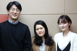 왼쪽부터 김재환, 허빈, 김인경