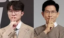 페이커처럼 ‘쉿’ 김문수 “내가 책임질게” 사진 논란…소속사 반발