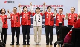 김문수 선대위, 한덕수·한동훈 빠진 7인 공동선대위원장 체제로 출범