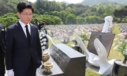 현충원 간 김문수, 채 상병 묘역 코앞 ‘패싱’…“다 참배할 순 없어”