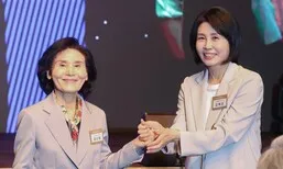 김혜경·설난영, 공식선거운동 첫날 조계종 행사서 조우