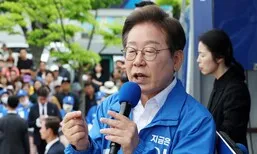 민주, 이재명 유세에 방탄유리막 설치…“경호 우려 커”