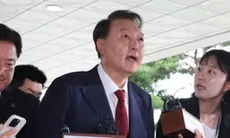 [포토] 결국 1층 현관으로…윤석열 특검 첫 조사