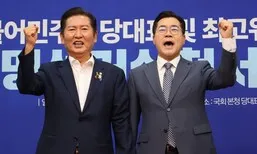 정청래 “전대 일정 단축” 박찬대 “중단” 신경전, 왜?
