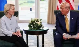 미국·EU 15% 관세 합의…트럼프 “EU 6천억달러 투자하기로”