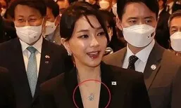 김건희 ‘명품 목걸이’ 해명 거짓말 의혹…출시도 전에 ‘짝퉁’ 산 셈