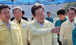 ‘극한 가뭄’ 강릉 찾은 이 대통령, ‘재난사태 선포’ 지시