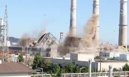 울산화력 4·6호기 발파…사고 엿새 만에 구조 중장비 투입