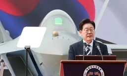 이 대통령 “초음속 전투기 KF-21 성공…우리 기술로 자주국방”