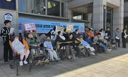 부산 시민단체 “지방선거 투표소 34% 2층…장애인 위한 조처를”