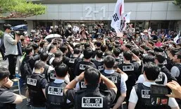 경찰, ‘올공’서 체육단체 진입 막은 30대 남성 조사