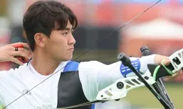 한국 양궁 첫 탈락자 나왔다…김제덕 8강 진출 실패