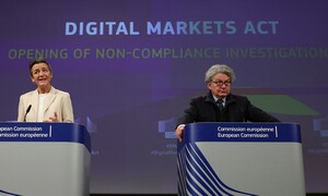 EU 디지털시장법의 진격…시행 18일 만에 미 빅테크 횡포 조사