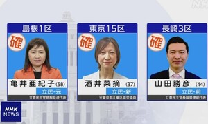 일본 자민당, 3개 보궐선거서 완패…민주당이 전승