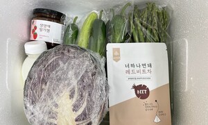 ‘농촌’의 마음 담아…청주 중장년 홀몸 가정에 ‘촌데레 밥상’ 배송