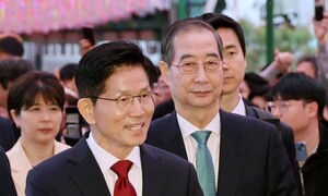 한덕수 “오늘 만나자” 3번 제안…김문수 쪽 “아직 미정” 신경전