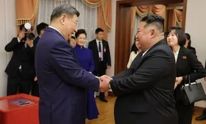김정은, 생일 맞은 시진핑에 “열렬히 축하” 꽃바구니…북-중 밀착 과시