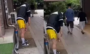 수원 ‘마약 좀비’ 남성 “스트레칭 중이었다”…필로폰 음성 판정 석방