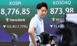 코스피 5%대 급락에 또 매도 사이드카