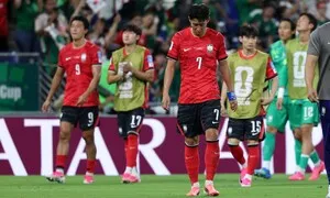 한국 FIFA 랭킹 25→32위…2021년 이후 가장 낮아