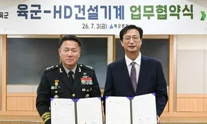 ‘군대 삽질 줄어들까’…HD건설기계-육군, 무인장비 업무협약