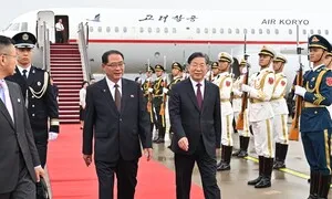 북중 우호조약 65주년 대규모 행사 열 듯…북 박태성 총리 베이징 도착