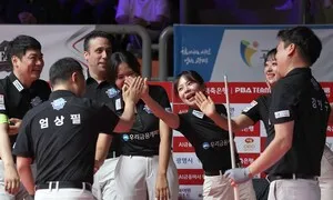 최우수선수 강민구 앞세운 우리금융캐피탈, 팀리그 1라운드 우승
