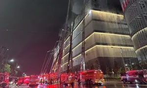 [속보] “붕괴 위험” 인천 쿠팡 물류센터 화재…반경 116m 대피령