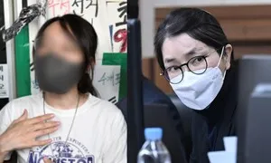 유치장 나와 하이파이브 성조기 여성 “김건희 여사 얼마나 불편하실까”