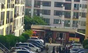 경산 아파트 관리실서 폭발 사고…8명 부상