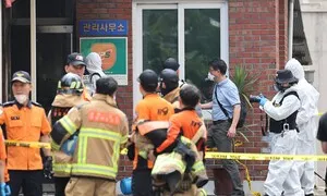 경북 아파트 방화 사건 부상 1명 끝내 숨져…피의자 집 압수수색