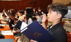 [포토] 직접 배우는 민주주의의 가치…대한민국어린이국회