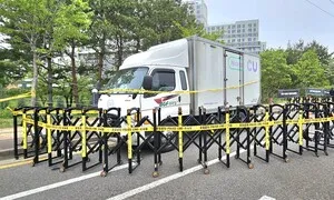 화물연대 조합원 치어 3명 사상 사고 낸 트럭 기사 징역형 집행유예 선고