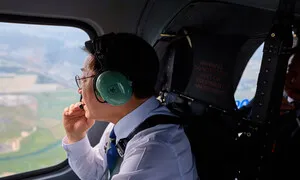 이 대통령, 광주 군공항 부지 등 첨단산업·해상풍력 단지 시찰