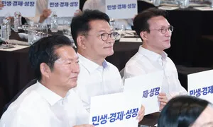 한자리 모인 김민석·정청래·송영길, 보완수사권 두고 ‘간접 신경전’