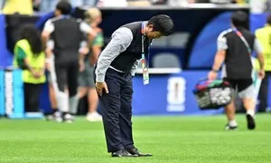 일 모리야스 감독 “홍명보 감독 열심히 노력, 한국 성적 최악 아냐”