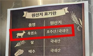 ‘국내산 흑염소’라더니 호주산…보양식 원산지 위반 10곳 적발