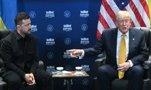 트럼프 “우크라 효과적으로 싸워…패트리엇 생산 면허 줄것”