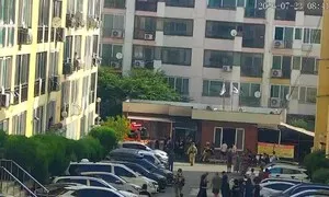 경산 아파트 관리실 폭발 사고로 8명 부상