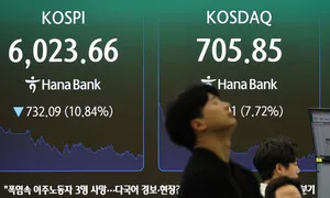 반도체 투심 악화에 주가 대폭락…코스닥은 정부 출범 전으로