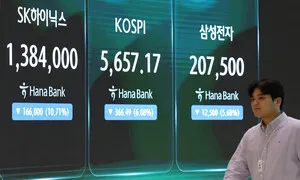 연이틀 폭락장에 하닉 ‘인버스’ 거래대금, 레버리지 첫 추월
