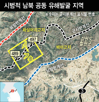  which were successfully linked on Nov. 22 at Hwasalmeori (Arrowhead) Hill in Cheorwon