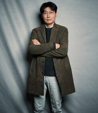 Squid Game” creator and director Hwang Dong-hyuk (provided by Netflix)