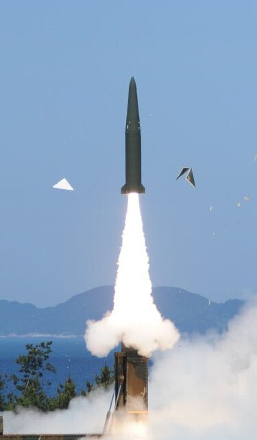  a ballistic missile with a 500-km range by the South Korean military from the Anheung Missile Test Ground in Taean