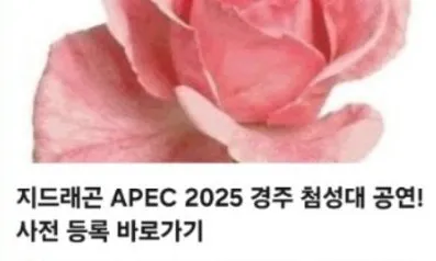 “지드래곤 아펙 첨성대 공연은 가짜”…경주시, 허위 게시물 주의 당부
