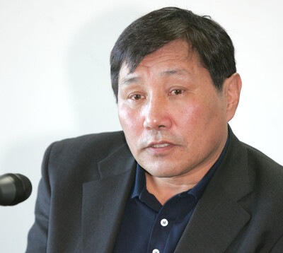 Moon Ki -nam, former North Korean soccer team manager. Yonhap News