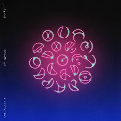 콜드플레이와 방탄소년단의 협업곡 ‘마이 유니버스’ 싱글 시디(CD) 표지. 워너뮤직코리아 제공