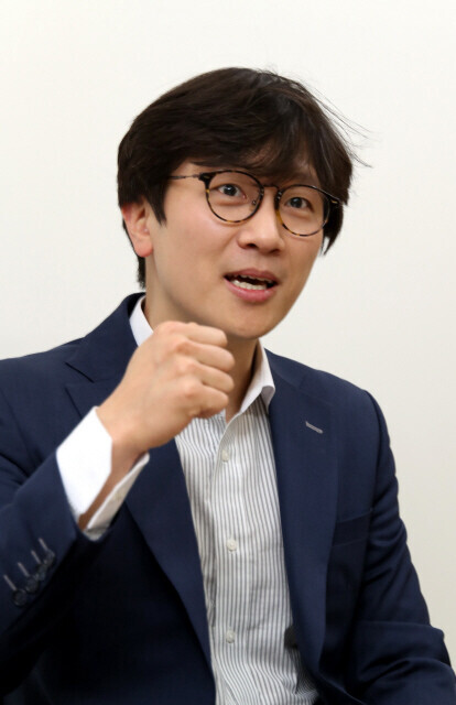 Im Jae-seong, attorney with Haemaru Law Firm, who helped forced labor victims get a Supreme Court ruling that demanded compensation from Japanese companies in October 2018. (Kang Jae-hoon, staff photographer)