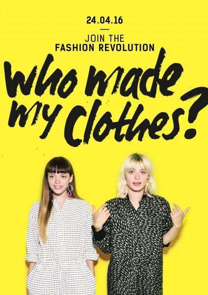 독일의 비영리단체인 패션레볼루션(Fashion Revolution)은 방글라데시의 라나플라자 붕괴 사고 당일을 ‘패션레볼루션의 날’로 정하고 의류 제조 노동자를 기억하자는 캠페인을 벌였다. ⓒFashion Revolution